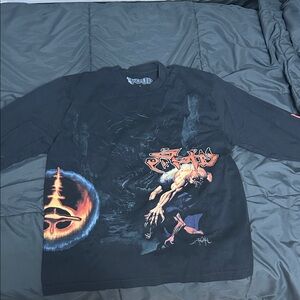 Travis scott Black Graphic Long Sleeve Tee